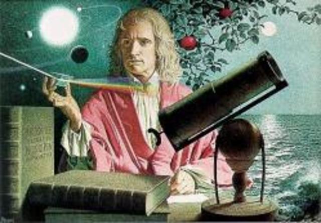 Isaac Newton publica un libro defendiendo su teoría de la Gravitación Universal
