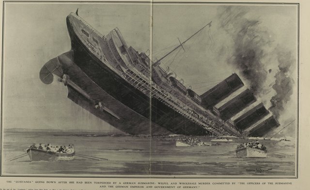 Sinking Lusitania