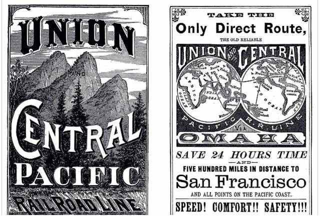 Central Pacific Advertisements