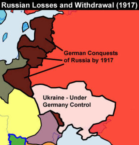 Russia withdrawls from WWI