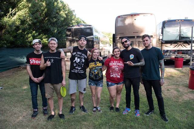Meeting my favorite band