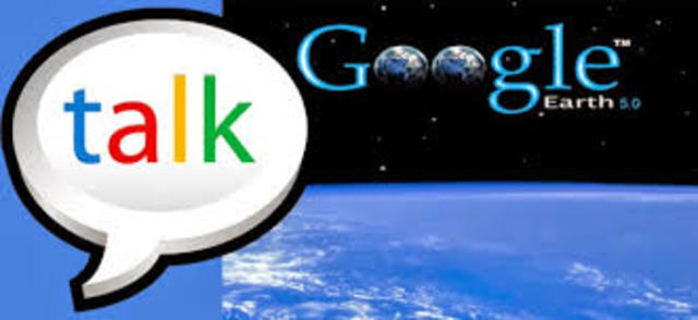 google lanza  Google Earth, Google Talk,  Google Analytics y Google Transit.