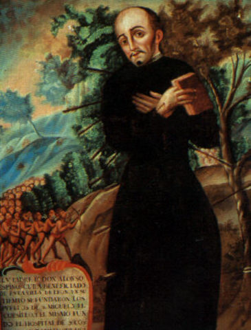 Parroco en la cuidades del interior.