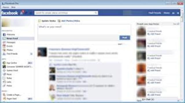 Cuenta en Facebok para comunicarme con las familias