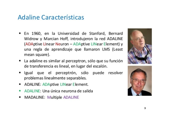 Bernard Widrow y Marcial Hoff