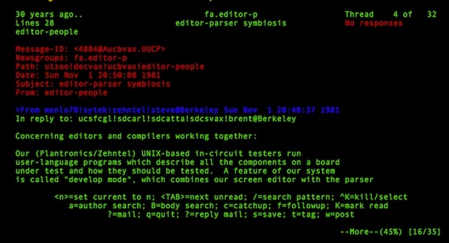 The internet was invented