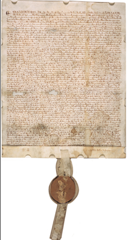 Magna Carta Signed by King John