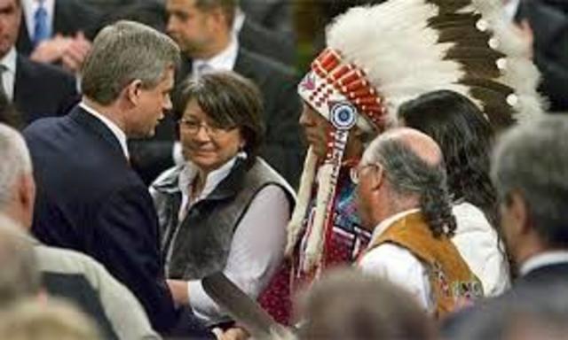 Canada apologizes for residential schools