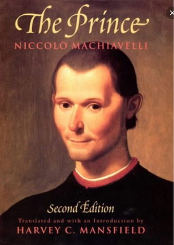 machiavelli writes the prince