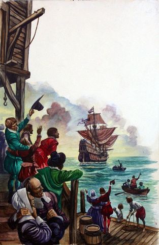 The voyage to "the New World".