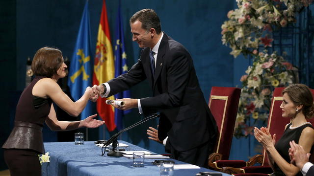 Esther Duflo en laCeremonia de entrega de los Premios Princesa de Asturias