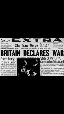 Britain and france declare war