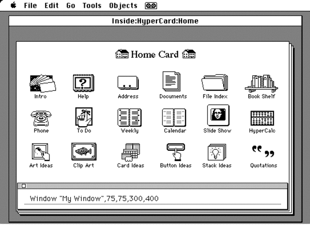 APPLE HYPERCARD