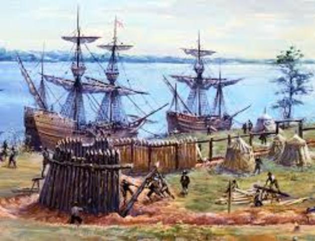 The English found Jamestown