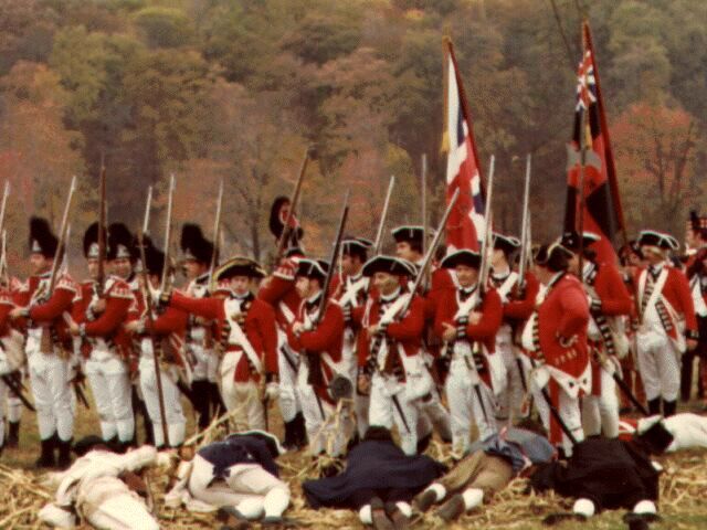 British Troops Arrive In America