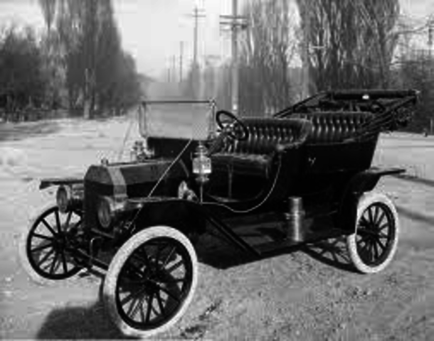 Henry Ford's Model T "universal car" designed for masses wen on sale for the first time