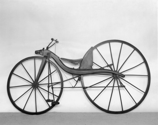 Kirkpatrick Macmillan invents a bicycle.