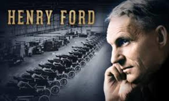 Henry Ford opens his assembly lines to African Americans workers