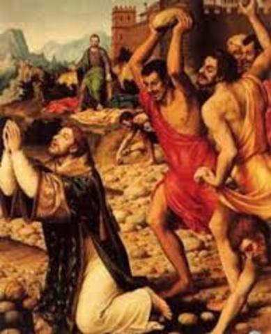Muerte de Esteban (Año 34)