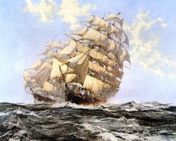 John C. Weston age 17 sails to San Francisco