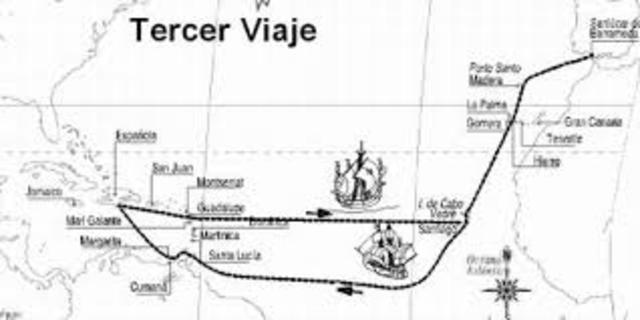 Tercer Viaje; el Paraiso Terrenal