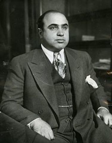 Al Capone convicted of income tax invasion