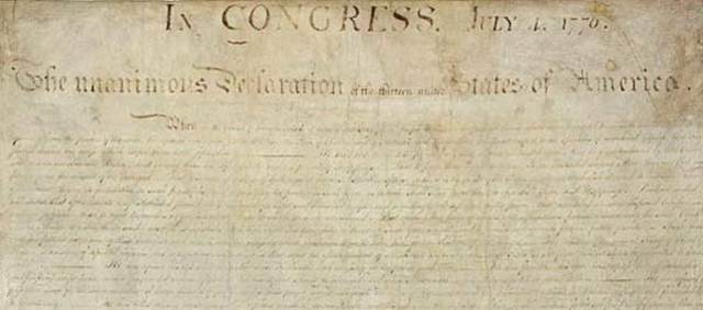 Declaration of independence