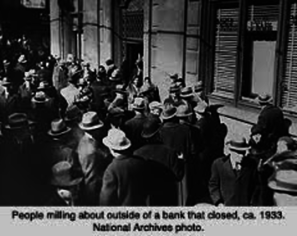 Bank Failures begin