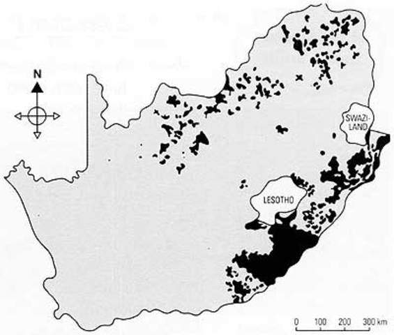 The Natives Land Act is Instituted