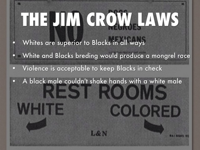 jim crow law
