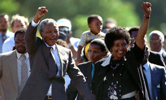 Nelson Mandela is released from prison
