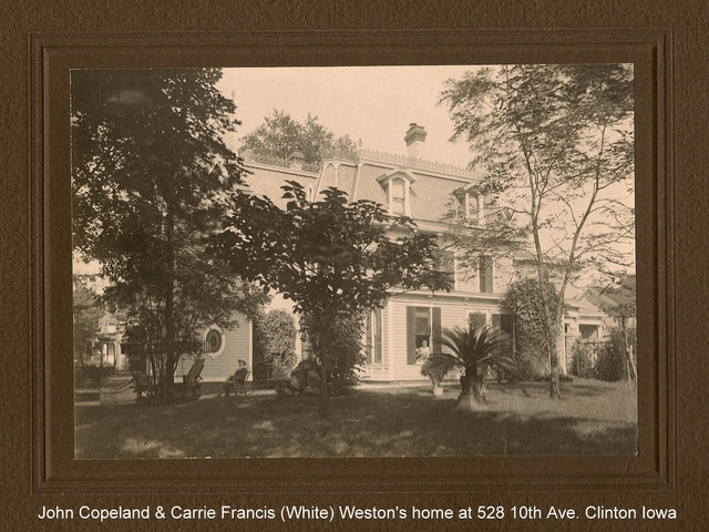 John C. Weston Clinton home built