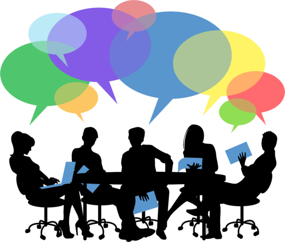 Preparación de la exposición por equipos.