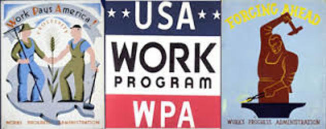 Works progress Administration established