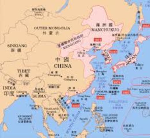 Japan conquers Manchuria