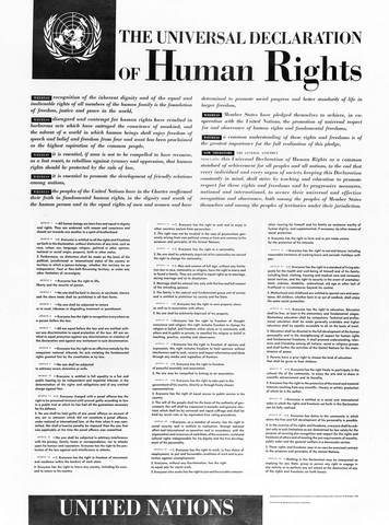 The Universal Declaration of human rights