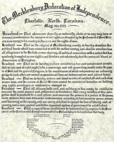 The Mecklenburg Resolves