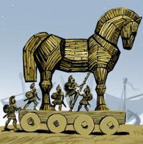 The Wooden Horse is used