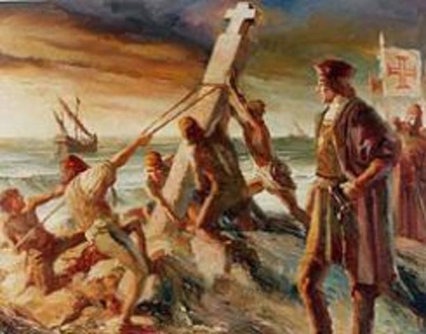 Vasco De Gama leds his first voyage