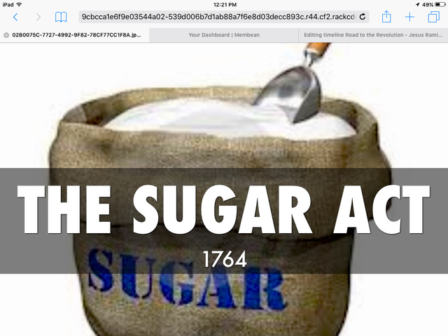 The sugar act