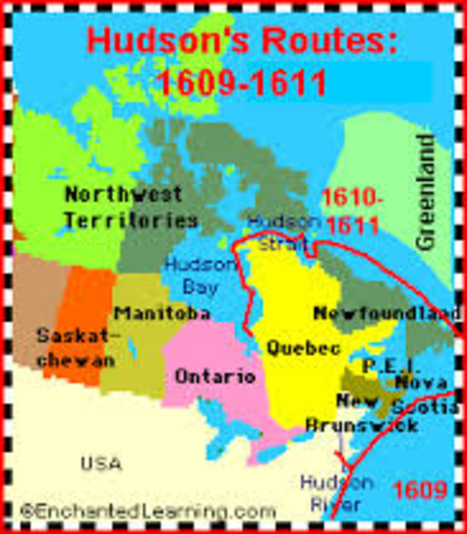 Henry Hudson Discovers the Delaware river and bay