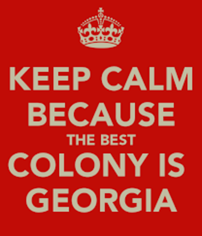Georgia is the youngest colony.