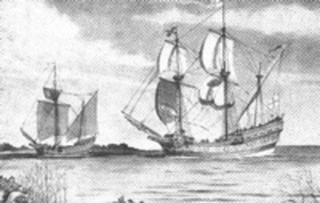 Mathias de Sousa an indentured servant of African descent, arrives in Maryland aboard the Ark.