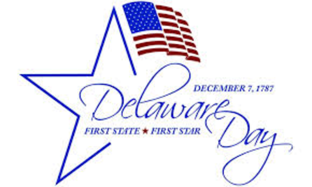 Delaware ratified the United States Constitution and became the 1st state in the Union.