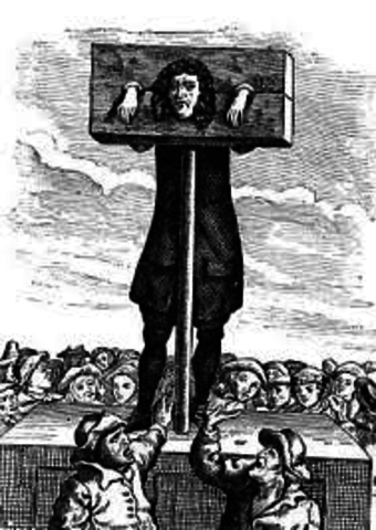Delaware becomes last state to abolish use of the pillory.