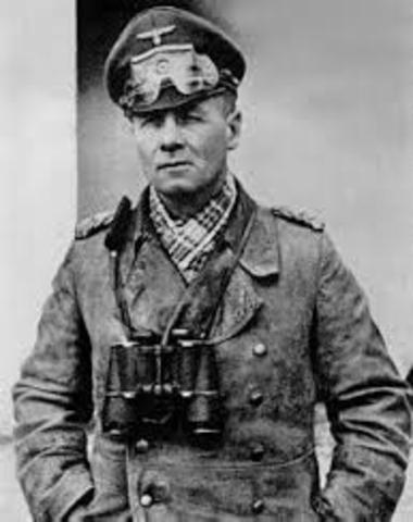 German General Rommel surrrenders in North Africa