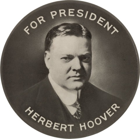 Herbert Hoover elected President