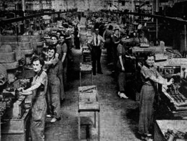 War Industries Board established to regulate production in WW1