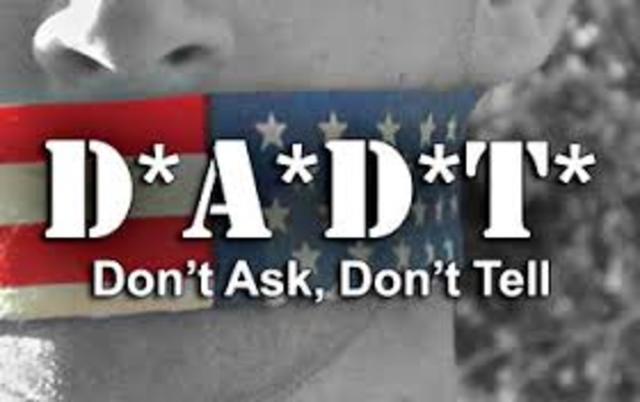 Don't Ask Don't Tell enacted