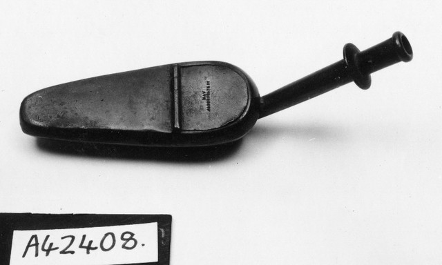 Pewter medicine spoon